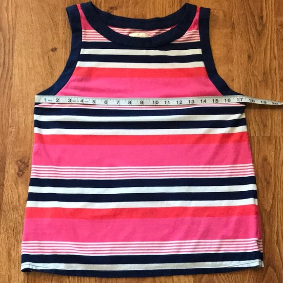 Kate Spade Pink and Navy Striped Pajama Set - Picture 8 of 12